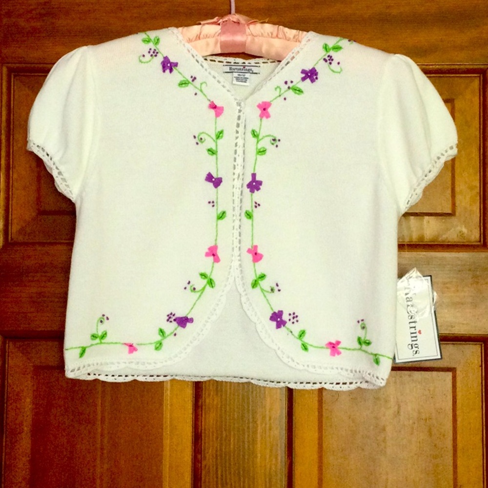 Hartstrings NWT Sweater Shrug size 10/12